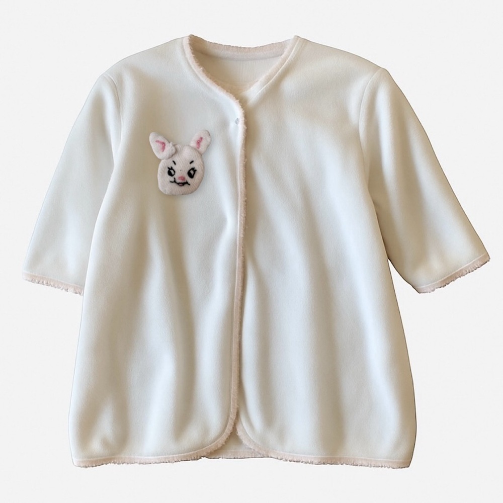 Hollywood Needlecraft White Bunny Robe